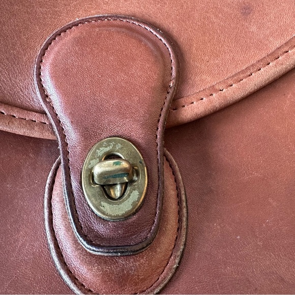 Vintage Coach Logan Willis Bag 9907 // Crossbody Bag Messenger Purse - Picture 9 of 10